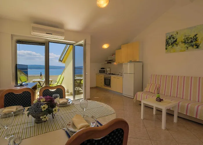 アパート Beeindruckendes Mit Dachterrasse, Meerblick, Elektrogrill - Nur 350 Meter Zum